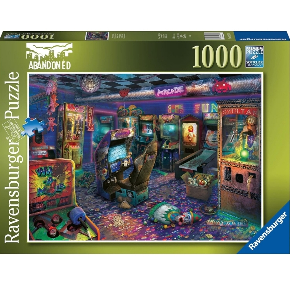 Ravensburger Abandoned Series: Forgotten Arcade 1000 Piece Jigsaw Puzzle